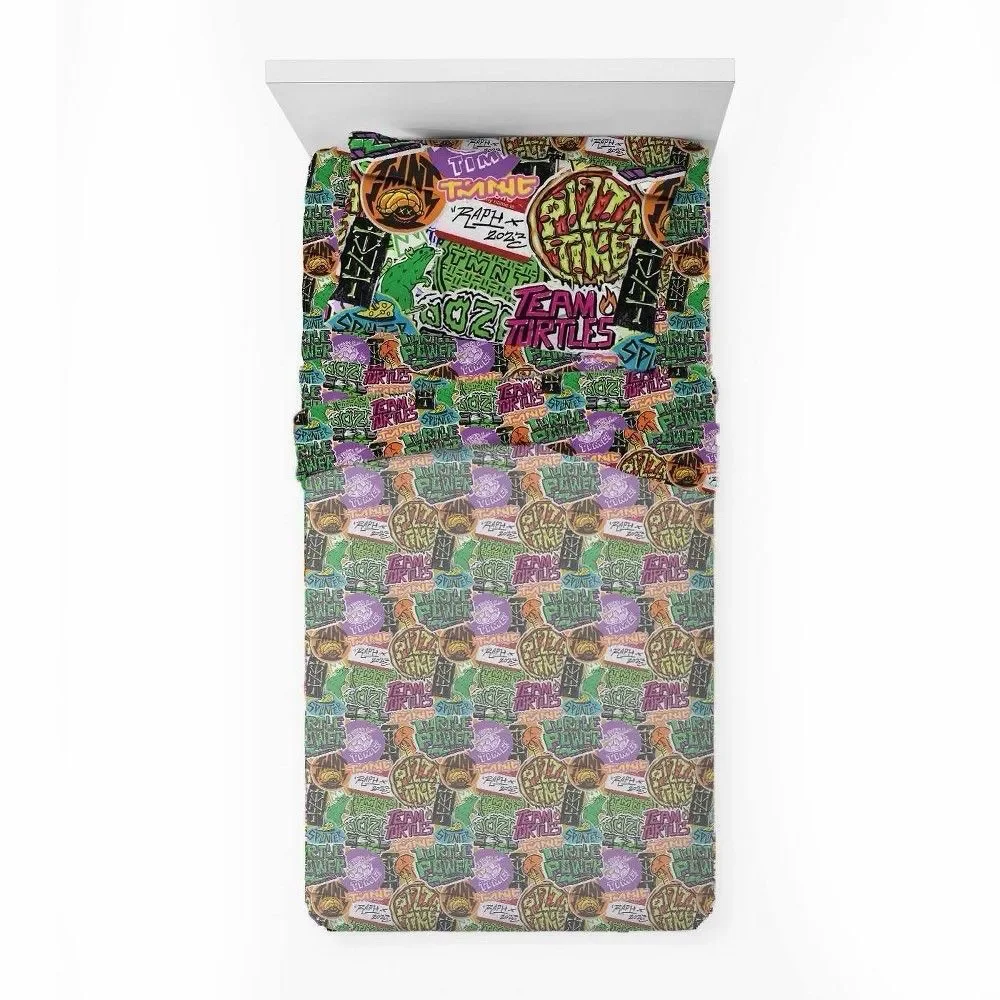 Teenage Mutant Ninja Turtles TMNT Twin Kids Sheet Set No Label